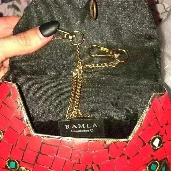 RAMLA Mosaic Bag New and Sealed Hand Made in Morocco - Picture 7 of 9